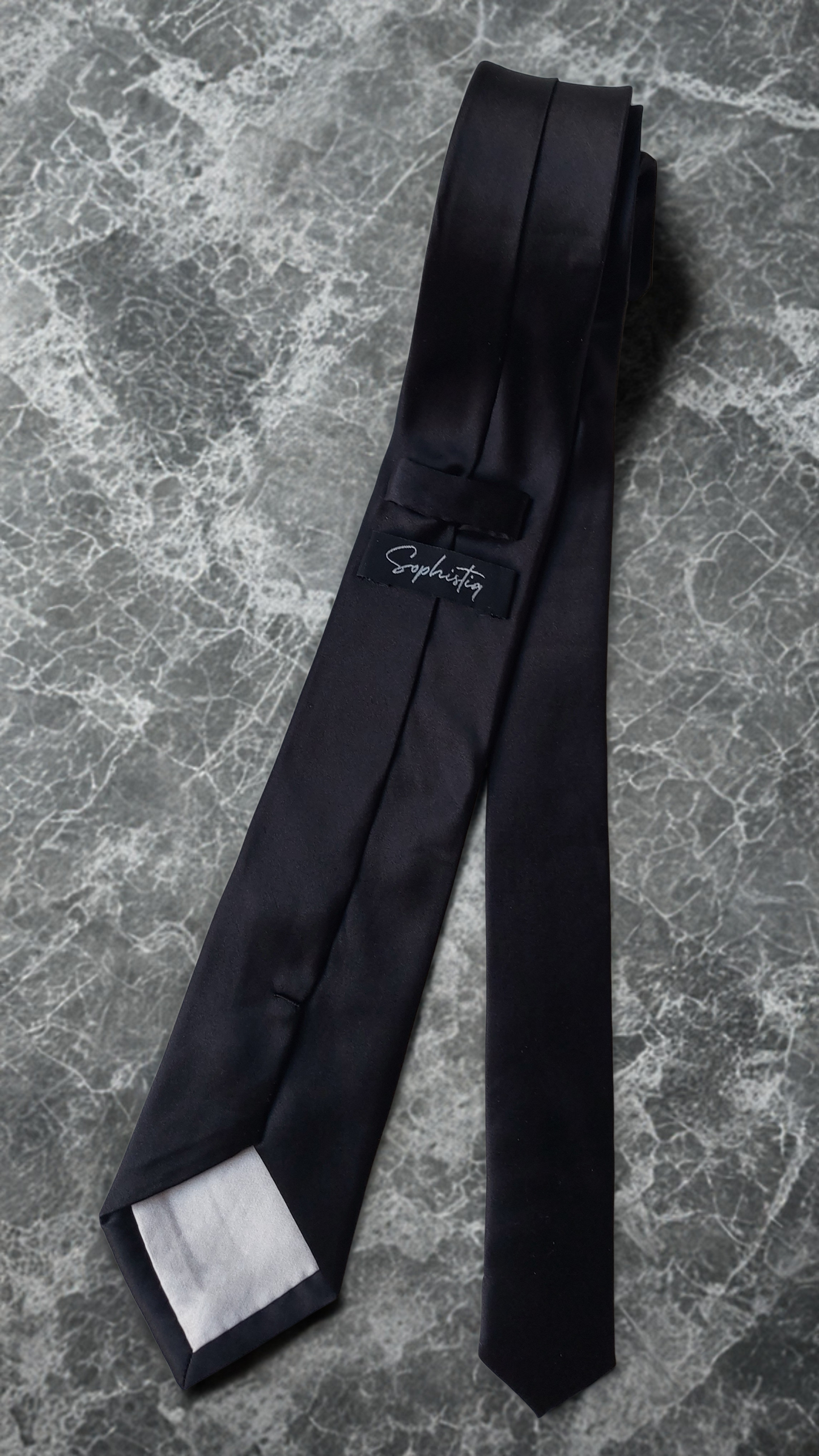 Sophistiq™ Silk Tie, Black