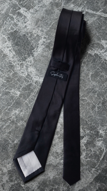 Sophistiq™ Silk Tie, Black